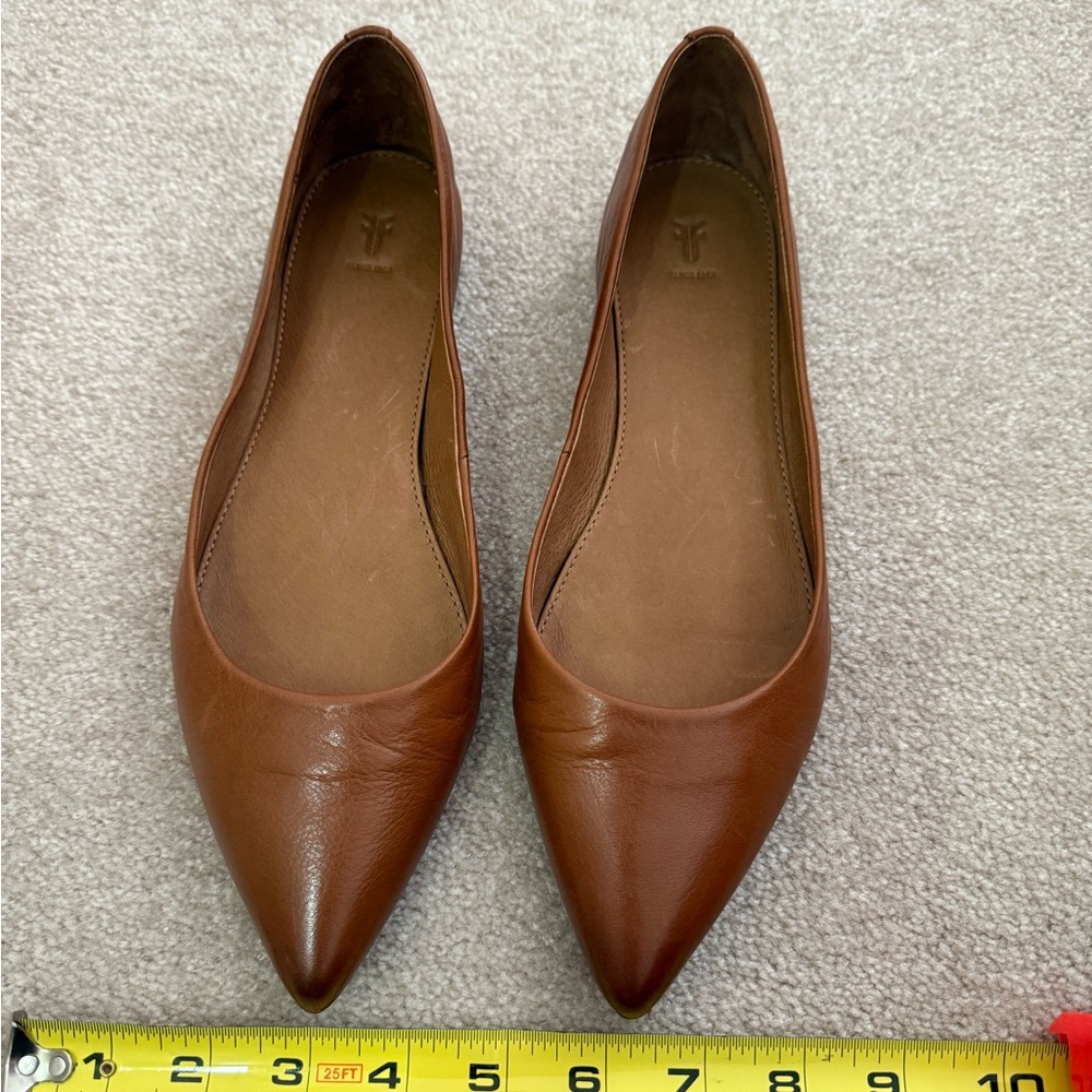 Brown Leather Women's Flats